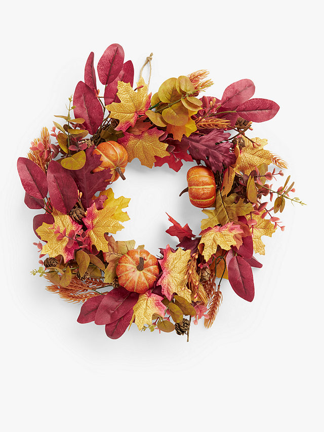 John Lewis Autumn Wreath, Dia.50cm