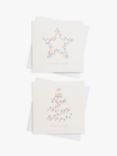 John Lewis Rainbow Time Capsule Fairy Lights Large Charity Christmas Cards, Box of 8