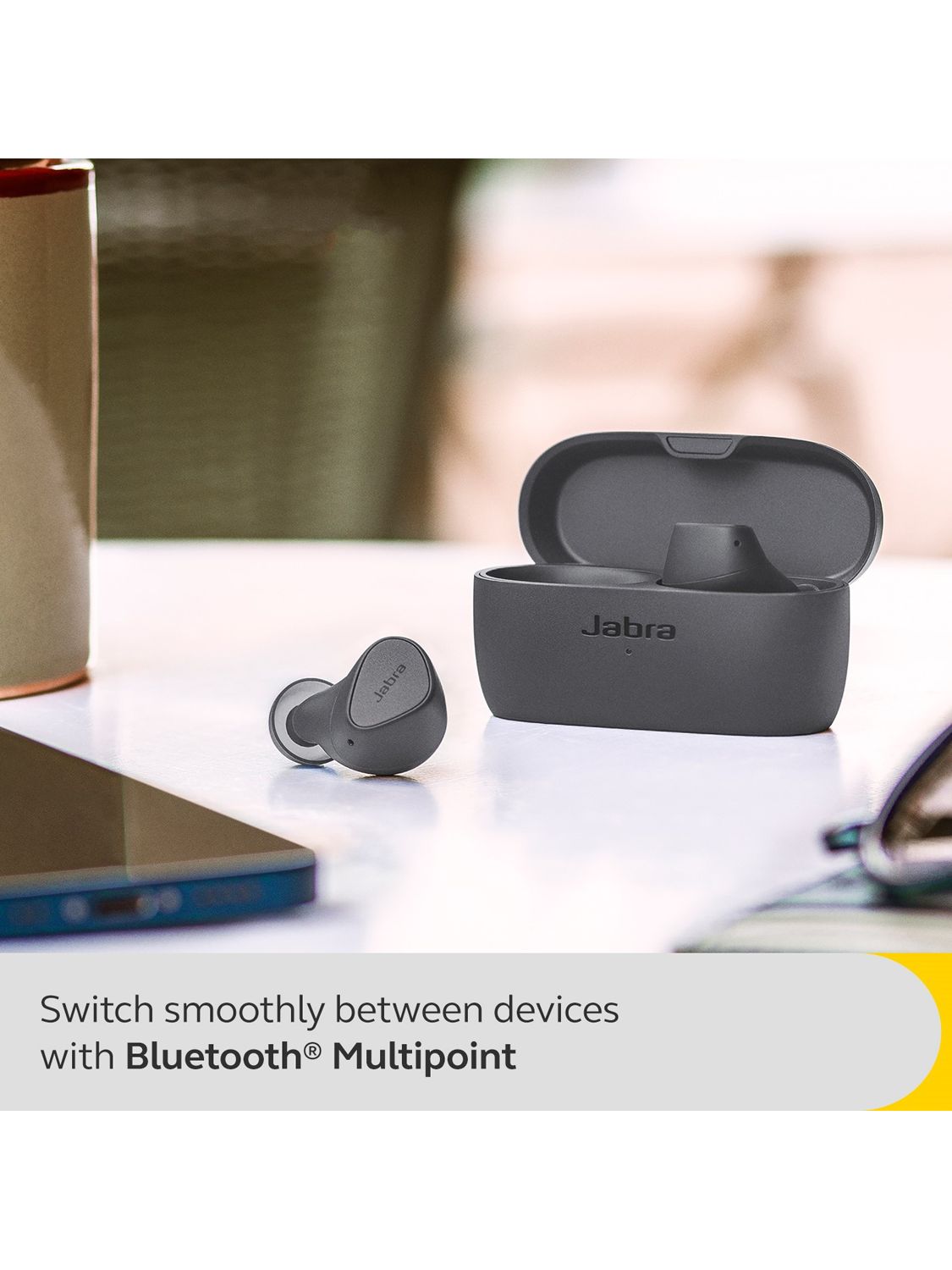  Jabra Elite 4 True Wireless Earbuds - Active Noise Cancelling  Headphones - Discreet & Comfortable Bluetooth Earphones, Laptop, iOS and  Android Compatible - Lilac : Everything Else