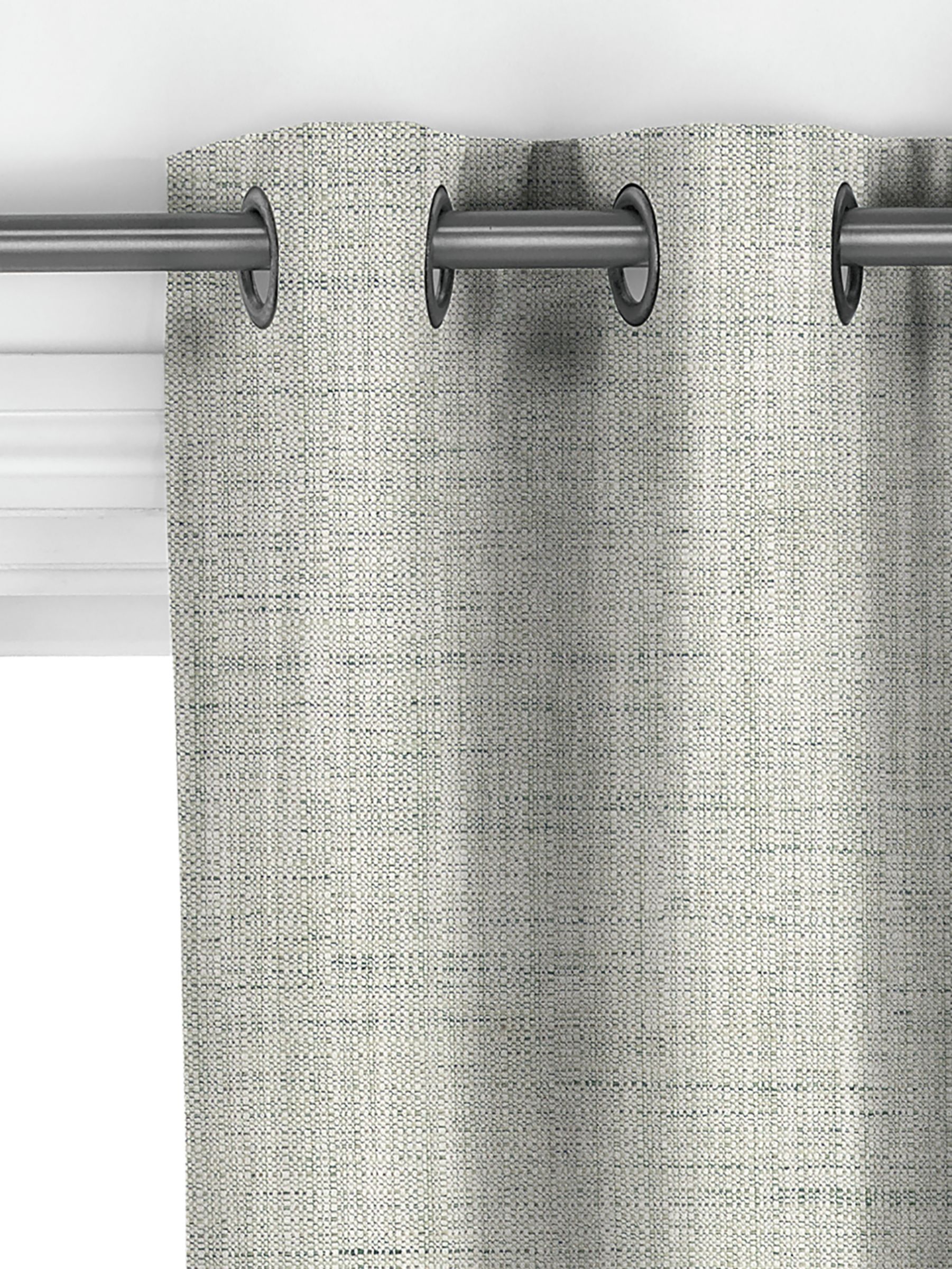John Lewis Tonal Weave Made to Measure Curtains, Myrtle Green/Avocado