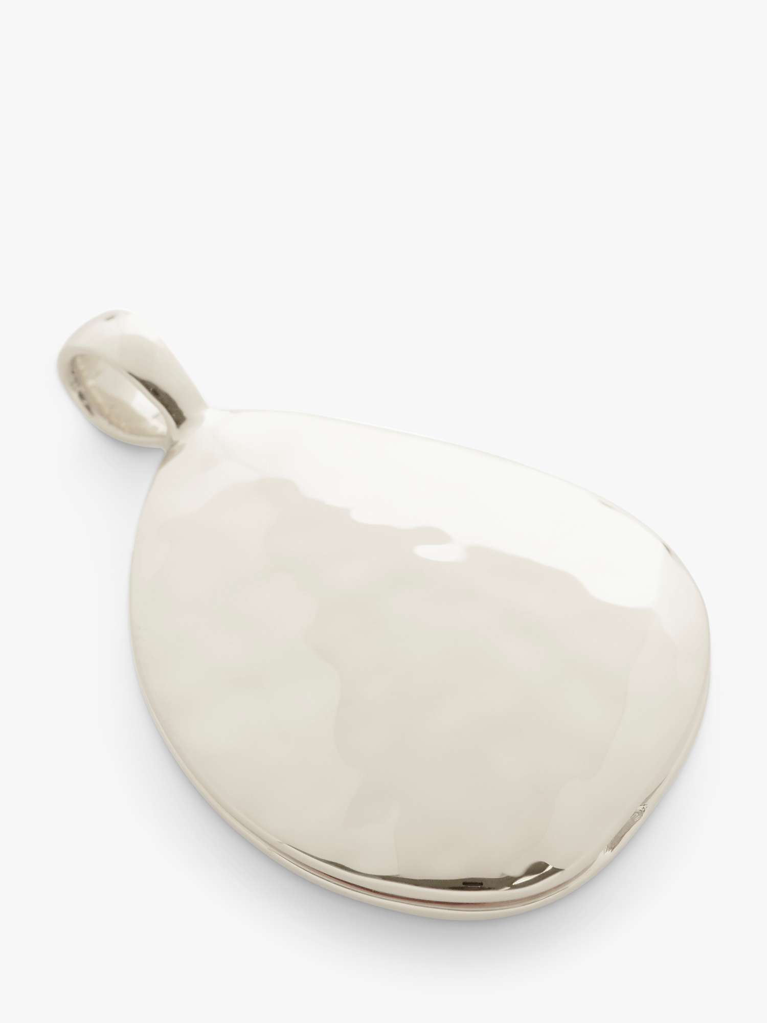 Buy Monica Vinader Deia Pebble Locket Charm, Silver Online at johnlewis.com
