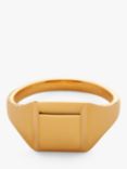 Monica Vinader Signature Signet Ring, Gold