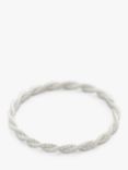 Monica Vinader Corda Skinny Stacking Ring, Silver