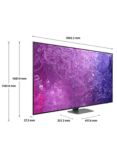 Samsung QE85QN90C (2023) Neo QLED HDR 4K Ultra HD Smart TV, 85 inch with TVPlus & Dolby Atmos, Carbon Silver