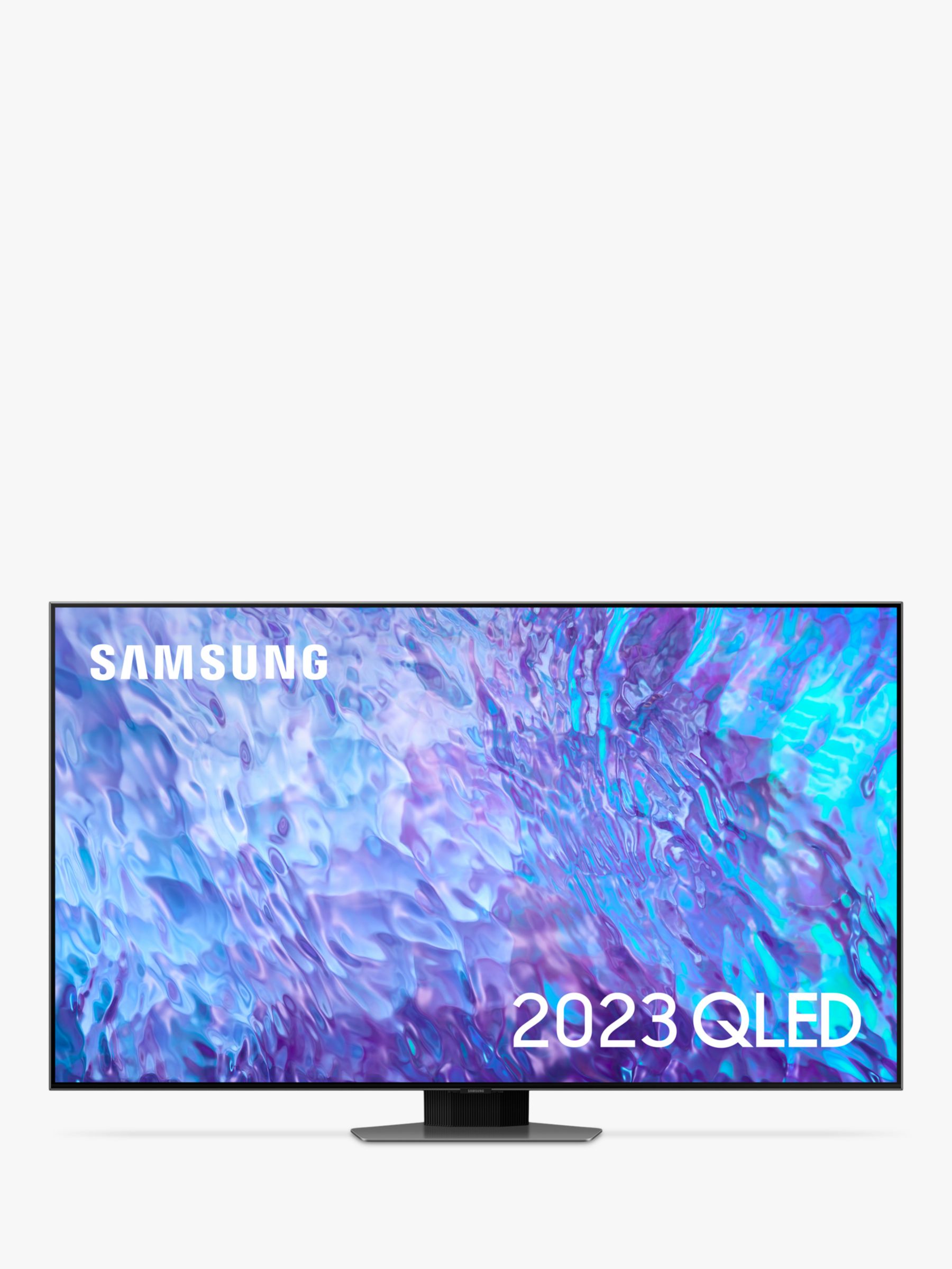Samsung QE85Q80C (2023) QLED HDR 4K Ultra HD Smart TV, 85 inch with TVPlus & Dolby Atmos, Carbon Silver