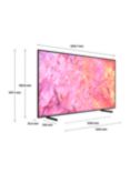 Samsung QE75Q65C (2023) QLED HDR 4K Ultra HD Smart TV, 75 inch with TVPlus, Black