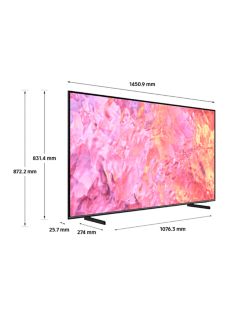 Samsung QE65Q65C (2023) QLED HDR 4K Ultra HD Smart TV, 65 inch with TVPlus, Black
