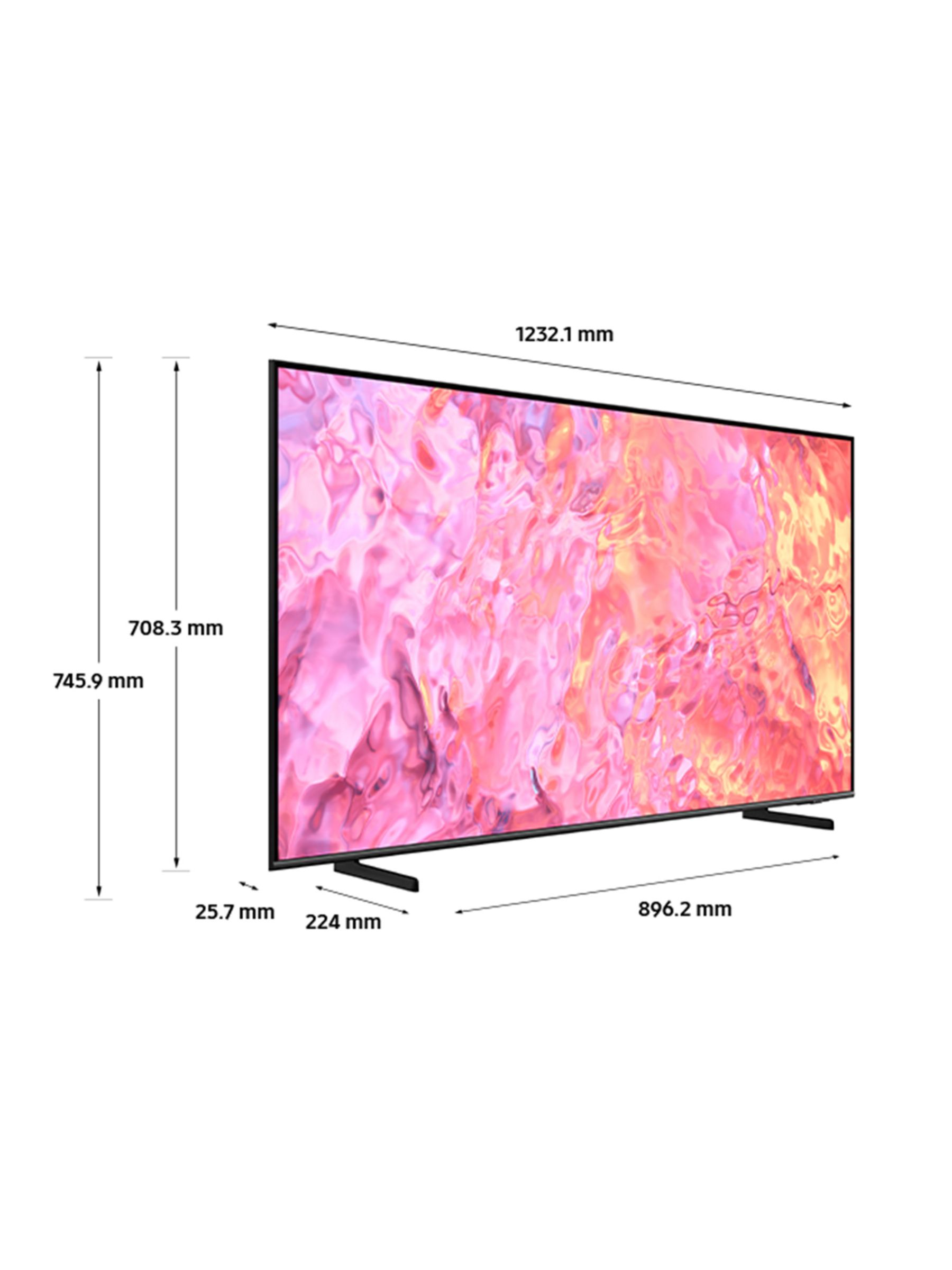 Samsung QE55Q65C (2023) QLED HDR 4K Ultra HD Smart TV, 55 inch with TVPlus,  Black