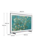 Samsung The Frame (2023) QLED Art Mode Smart TV with Slim Fit Wall Mount, 85 inch