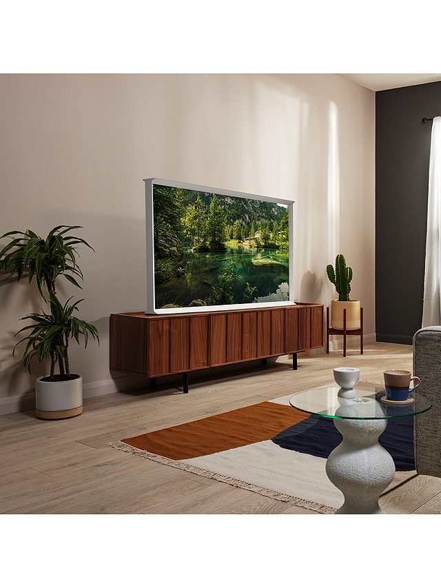 Samsung The Serif (2023) QLED HDR 4K Ultra HD Smart TV, 50 inch with TVPlus & Bouroullec Brothers Design, Cotton Blue