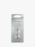 Milward Hook and Loop Stick-On Coins, Dia,16mm, Pack of 16, White