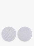 Milward Hook and Loop Stick-On Coins, Dia,16mm, Pack of 16, White
