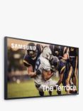Samsung The Terrace (2023) QLED HDR 2000 4K Ultra HD Smart Outdoor TV, 75 inch with TVPlus, Black
