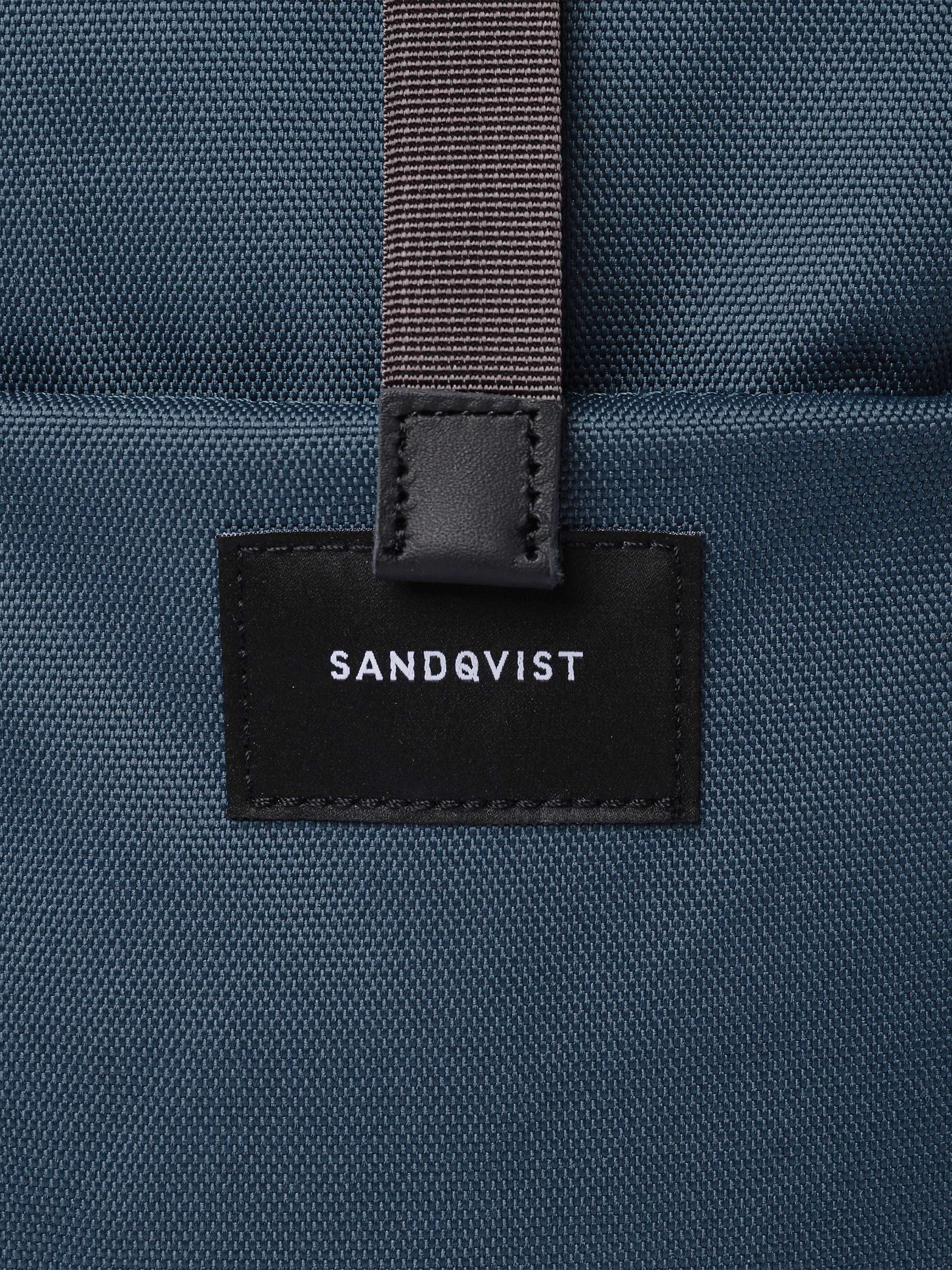 Buy Sandqvist Ilon Rolltop Backpack, Steel Blue Online at johnlewis.com
