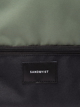 Sandqvist Alde Backpack, Clover Green/Black