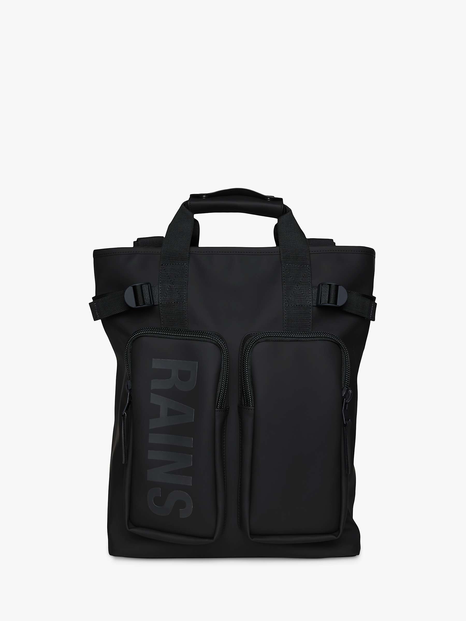 Buy Rains Texel Tote Backpack, Black Online at johnlewis.com