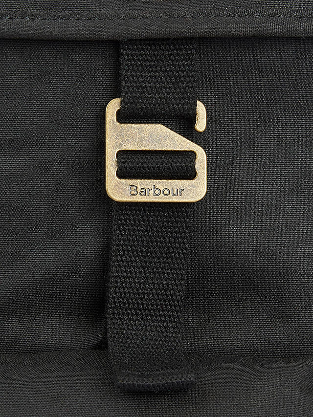 Barbour Essential Wax Backpack, Black