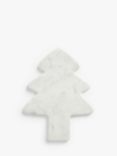 John Lewis Marble Christmas Tree Serving Board, White