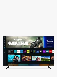 Samsung UE55CU7100 (2023) LED HDR 4K Ultra HD Smart TV, 55 inch with TVPlus, Black