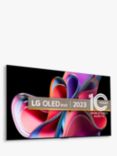 LG OLED83G36LA (2023) OLED HDR 4K Ultra HD Smart TV, 83 inch with Freeview Play/Freesat HD, Dolby Atmos & One Wall Design, Titanium Grey