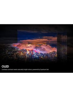Samsung QE65S90C (2023) OLED HDR 4K Ultra HD Smart TV, 65 inch with TVPlus & Dolby Atmos, Titan Black