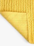 John Lewis ANYDAY Recycled Polyester Quick Dry Bobble Bath Mat, Sunshine Yellow
