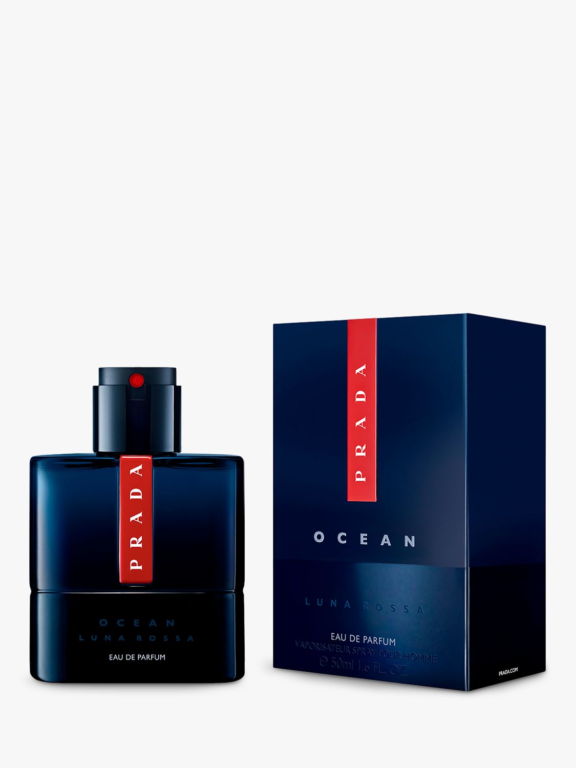 Prada Luna Rossa Ocean Eau de Parfum, 50ml at John Lewis & Partners