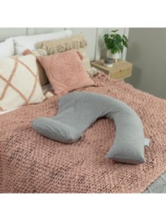 DreamGenii Pregnancy Support Pillow, Grey