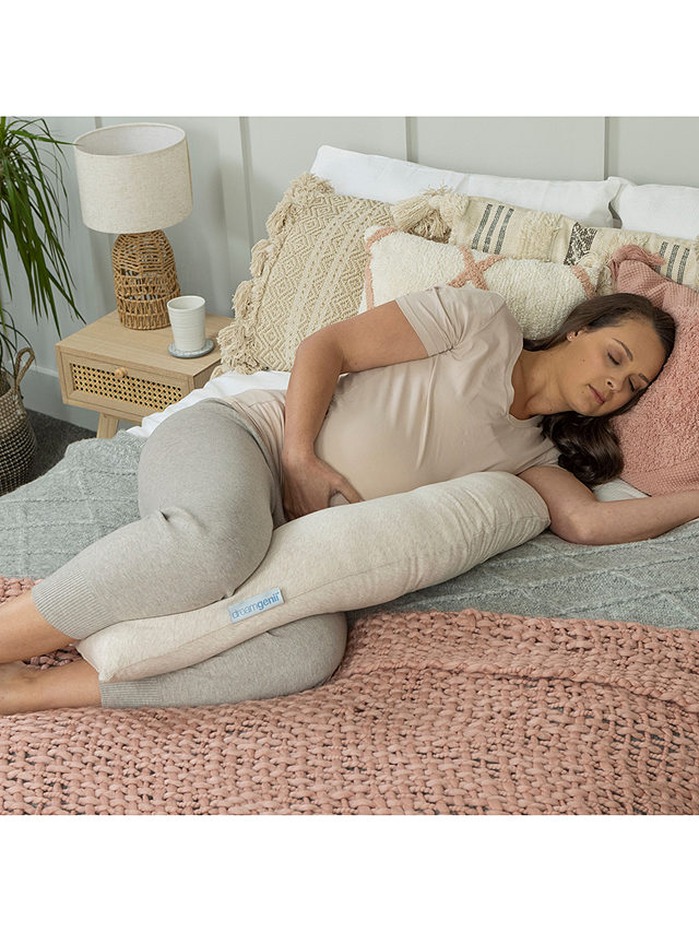 DreamGenii Pregnancy Support Pillow, Beige