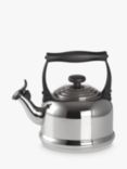 Le Creuset Traditional Stovetop Whistling Kettle, 2.1L, Stainless Steel