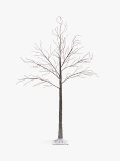 John Lewis Pre-Lit Birch Twig Tree, Copper, 6ft