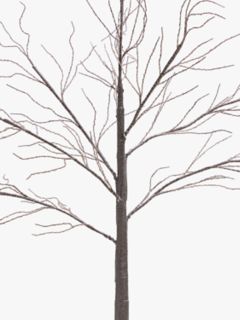 John Lewis Pre-Lit Birch Twig Tree, Copper, 6ft