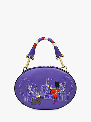 Radley The Coronation Palace Small Zip Around Grab Bag, Royal Purple