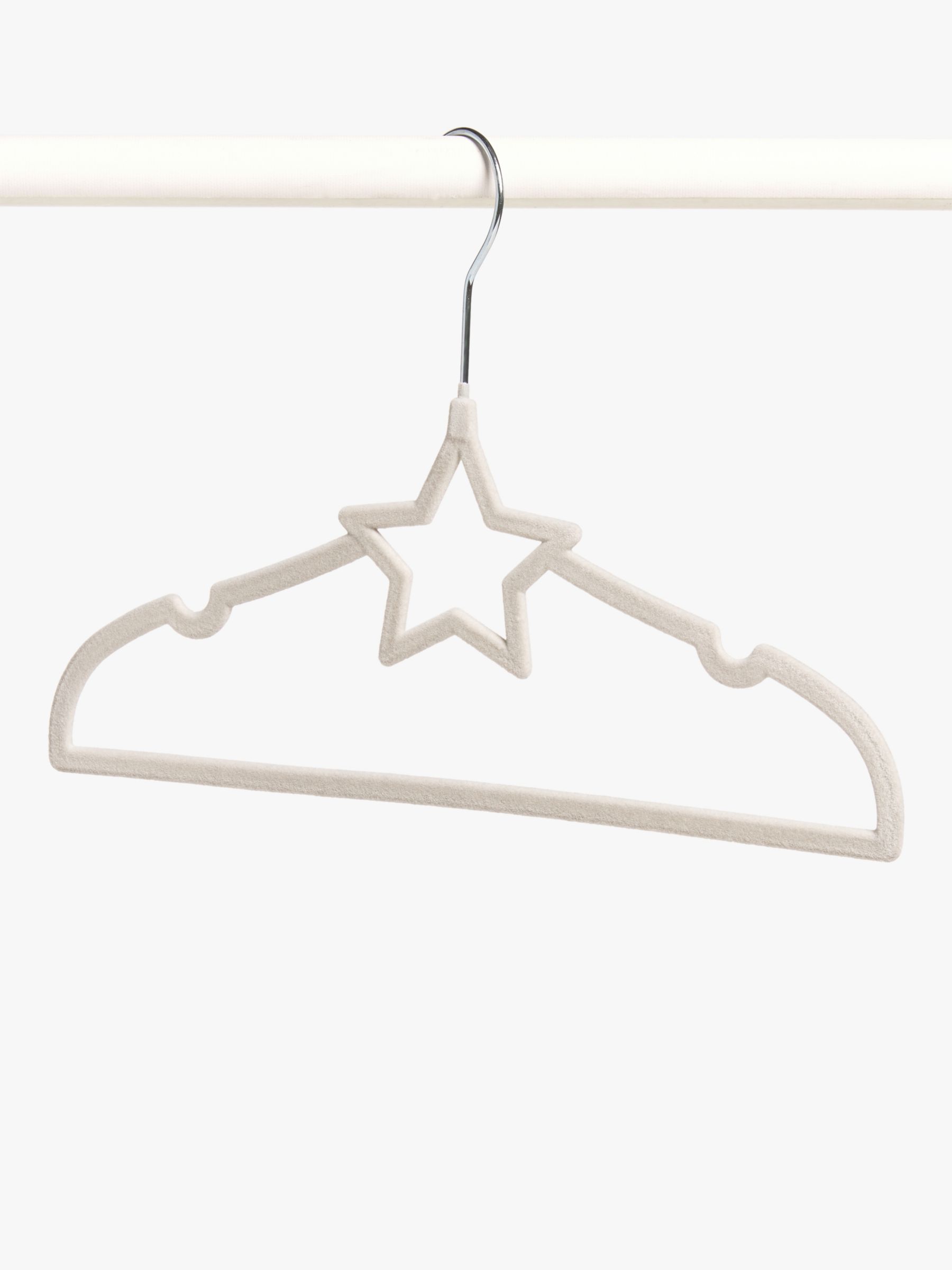 John Lewis Plastic Hangers, Pack of 10, White