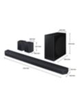 Samsung HW-Q930C Bluetooth Wi-Fi Cinematic Soundbar with Dolby Atmos, DTS:X, Wireless Subwoofer & Rear Speakers, Black