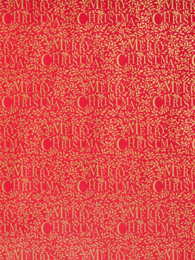 Fairytale Christmas Fabric red background