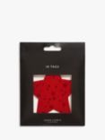 John Lewis Royal Fairytale Red Star Gift Tags, Pack of 10