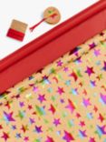 John Lewis Rainbow Time Capsule Rainbow Star Gift Wrap Kit