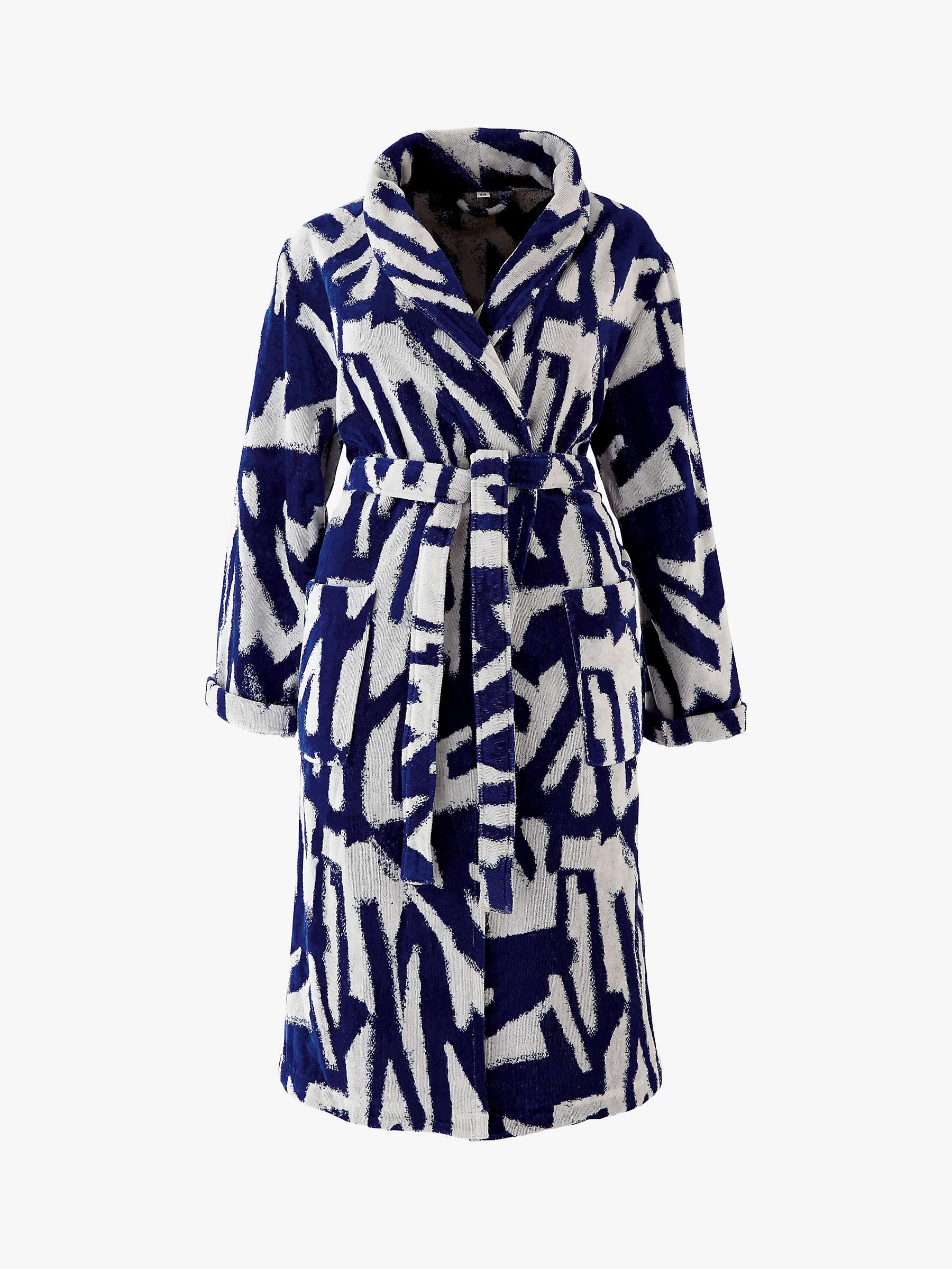 Buy Harlequin x Sophie Robinson Thicket Bath Robe, Lapis Online at johnlewis.com
