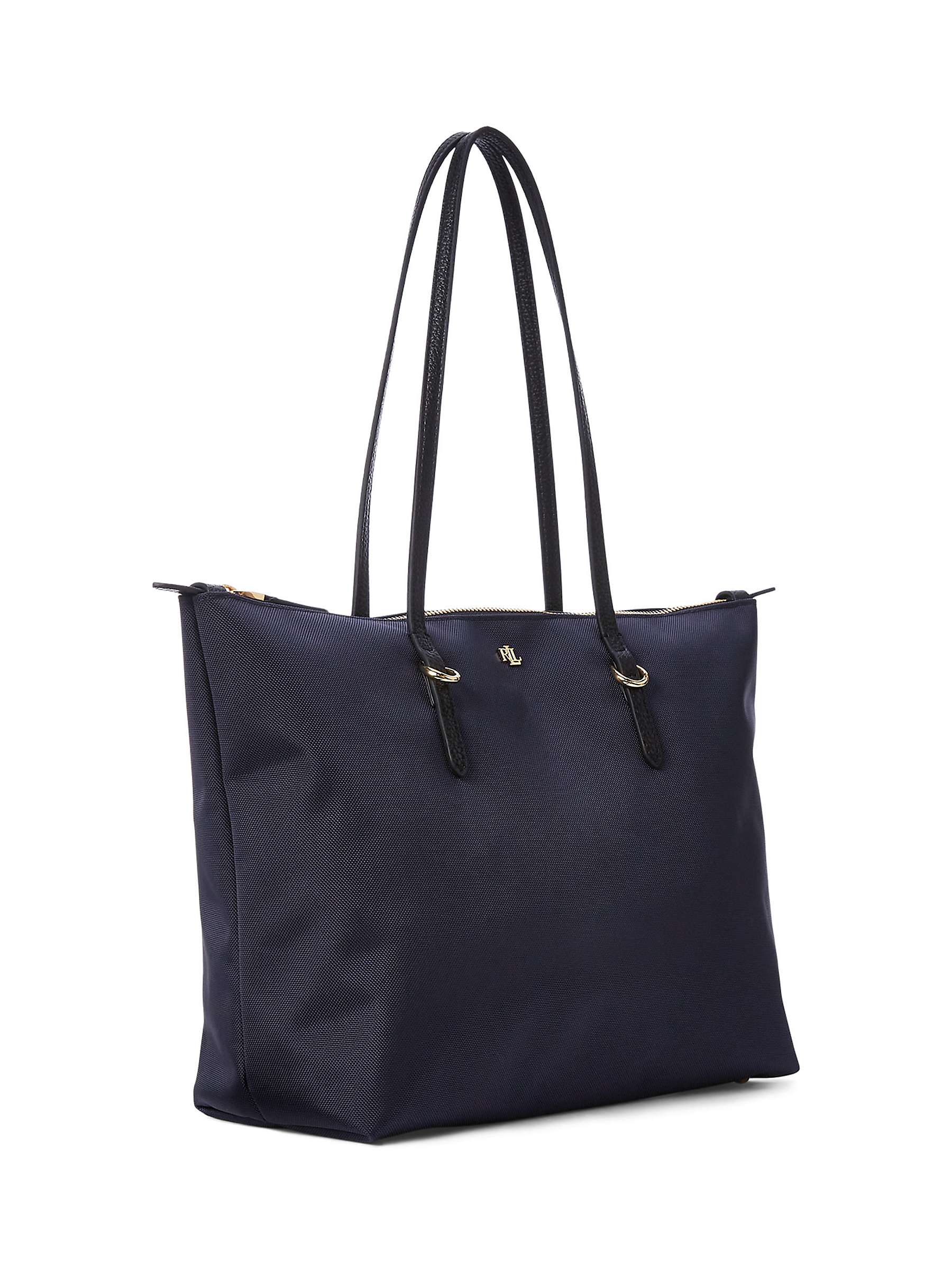 Buy Lauren Ralph Lauren Keaton 26 Shopper Bag, French Navy Online at johnlewis.com