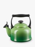 Le Creuset Traditional Stovetop Whistling Kettle, 2.1L, Bamboo