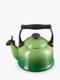 Le Creuset Traditional Stovetop Whistling Kettle, 2.1L, Bamboo