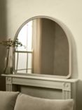 John Lewis Country Feather Overmantle Mirror, 107 x 95cm, Neutral