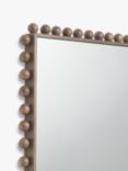 John Lewis Bobbin Rectangular Wood Frame Wall Mirror, 85 x 60cm, Natural