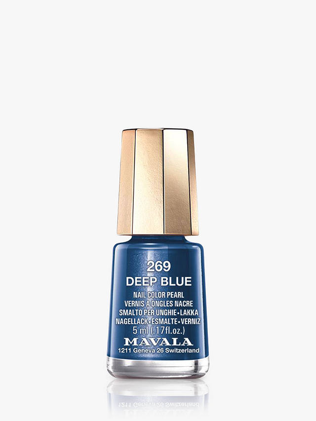 Mavala Mini Colour Nail Polish - Pearl, 269 Deep Blue 1