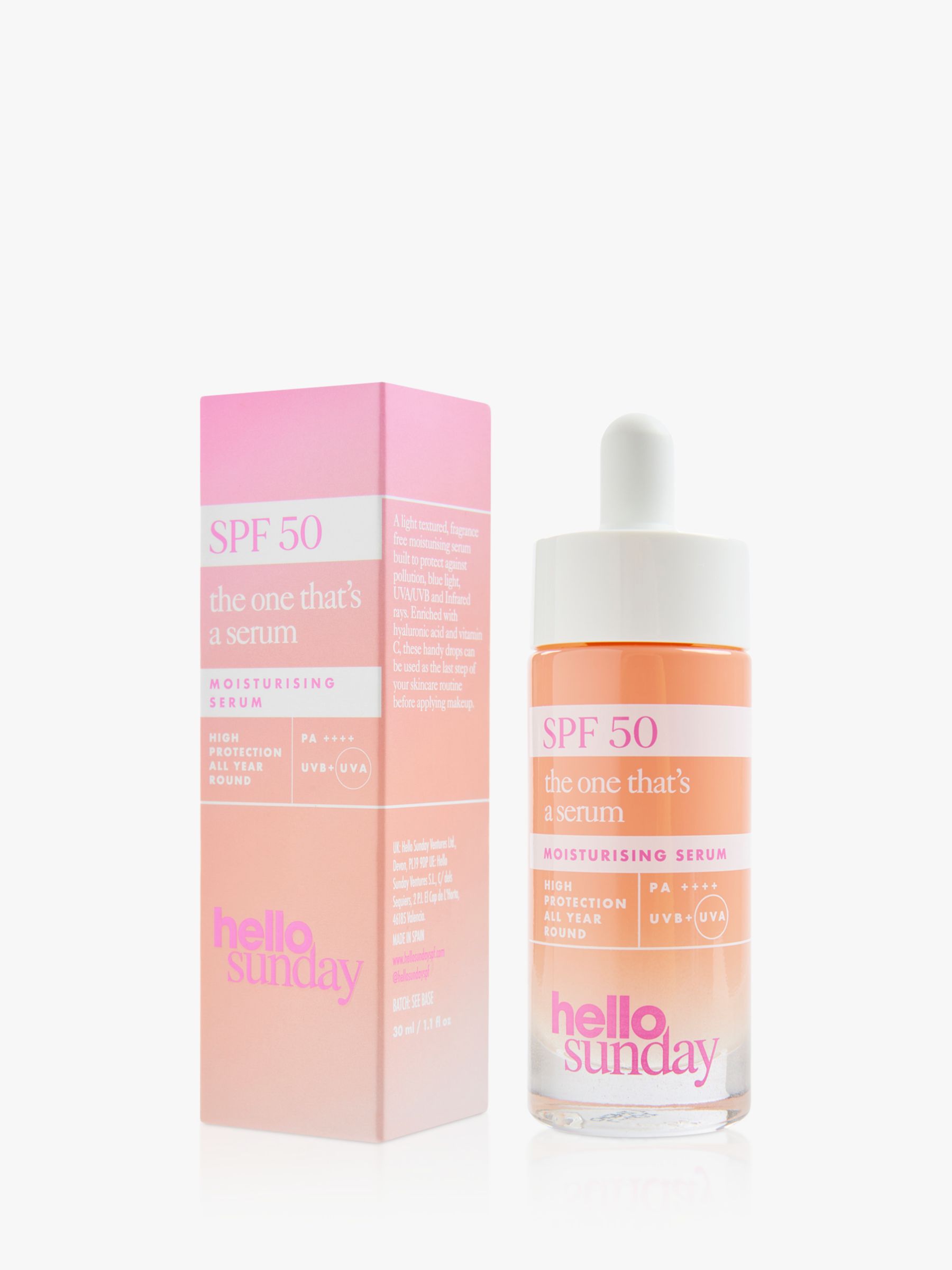 Hello Sunday The One That's a Serum SPF 50, 30ml 2