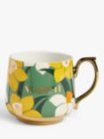 John Lewis Birthday Flower Fine China Mug, 434ml