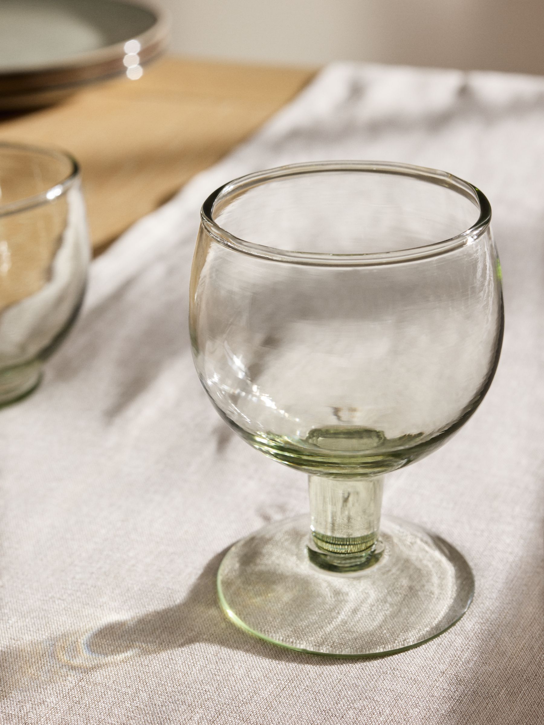 John Lewis Country Short Stem Wine Glass, Clear