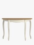 Laura Ashley Provencale Half Moon Console Table, Ivory