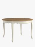 Laura Ashley Provencale 4-6 Seater Fixed Dining Table, Ivory